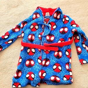 Spider Man Kids Robe (4T/5T)